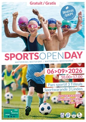 Sports Open Day - zondag 6 september