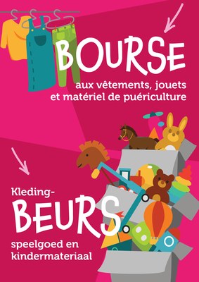Kleding-,speelgoed- en kindermateriaalbeurs - zondag 15 novembre